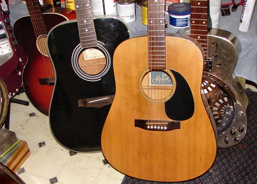 Guitares acoustiques pour musique folk