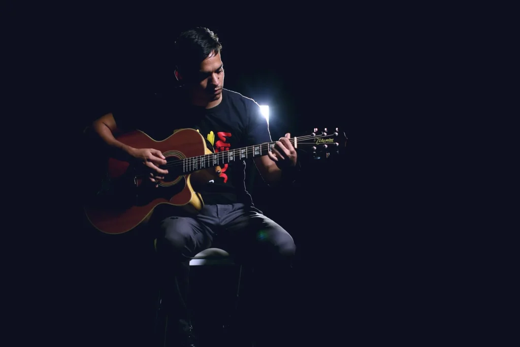 Woody Guthrie’s Musical Journey on Guitar