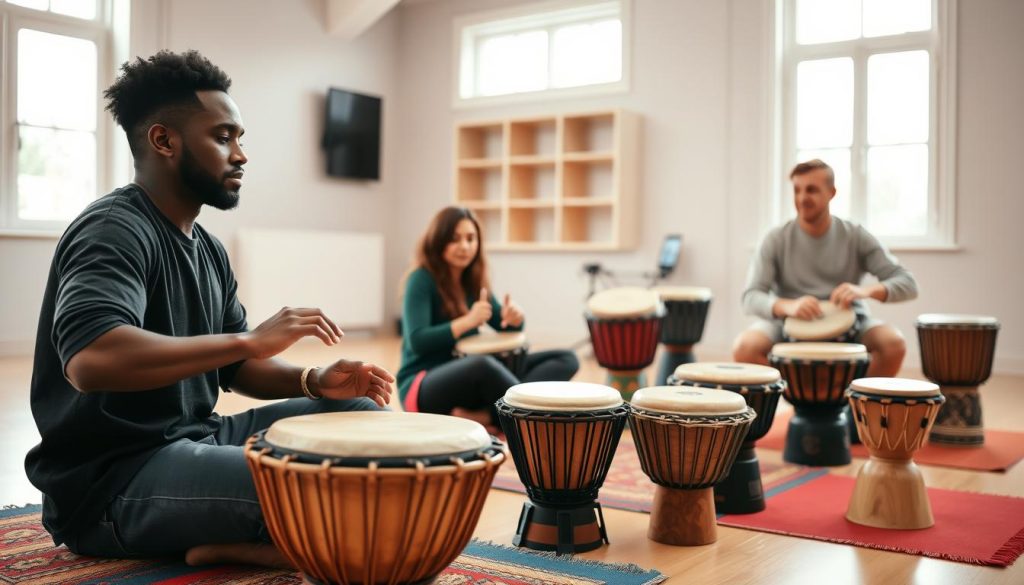 Exercices de djembé pour débutants